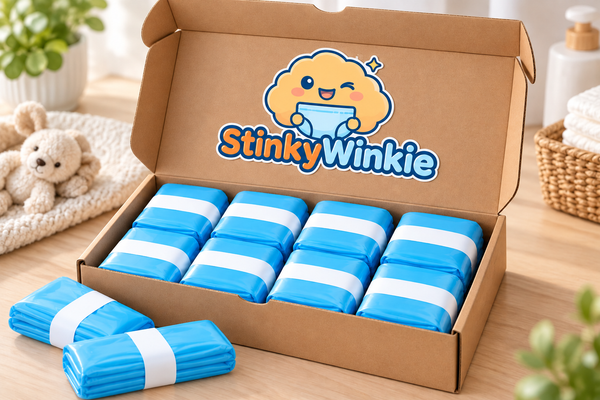 Stinky Winkie™ Luieremmer Navulling – 8 Rollen – Geschikt voor Korbell 15/16 L